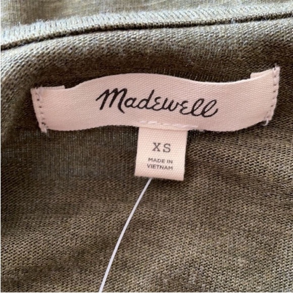 Madewell Green Highpoint Dolman Sleeve Pull On Shirt. 
Size XS. New With Tags. - Picture 7 of 11